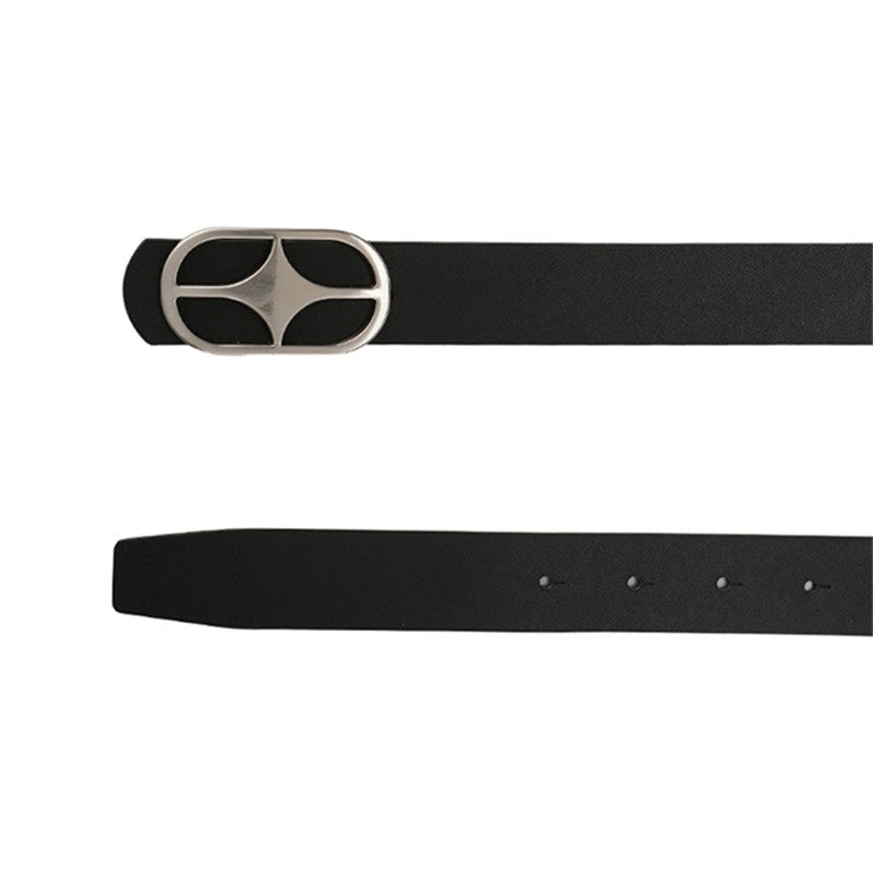 Titanium Cowhide Belt